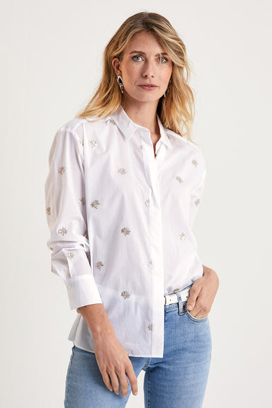 Shirt with sequins