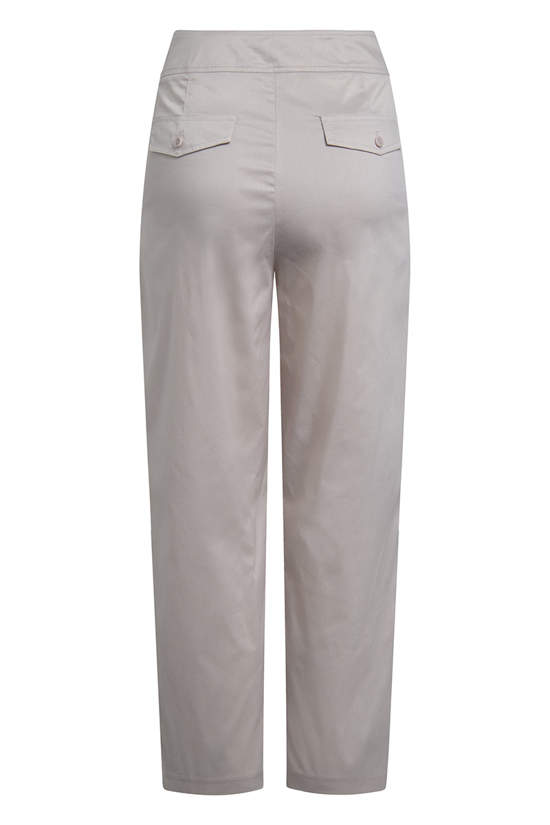 Trouses with side belt