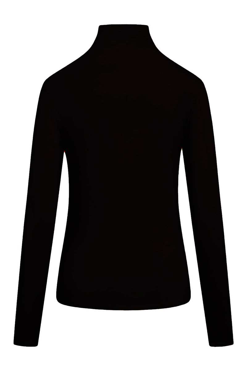 Shirt with stand-up collar