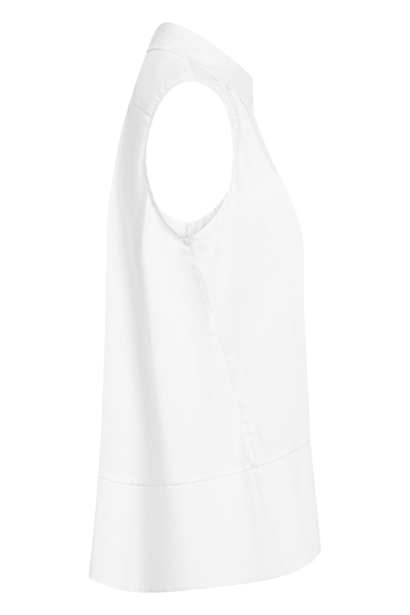 Blouse A-shape, sleeveless