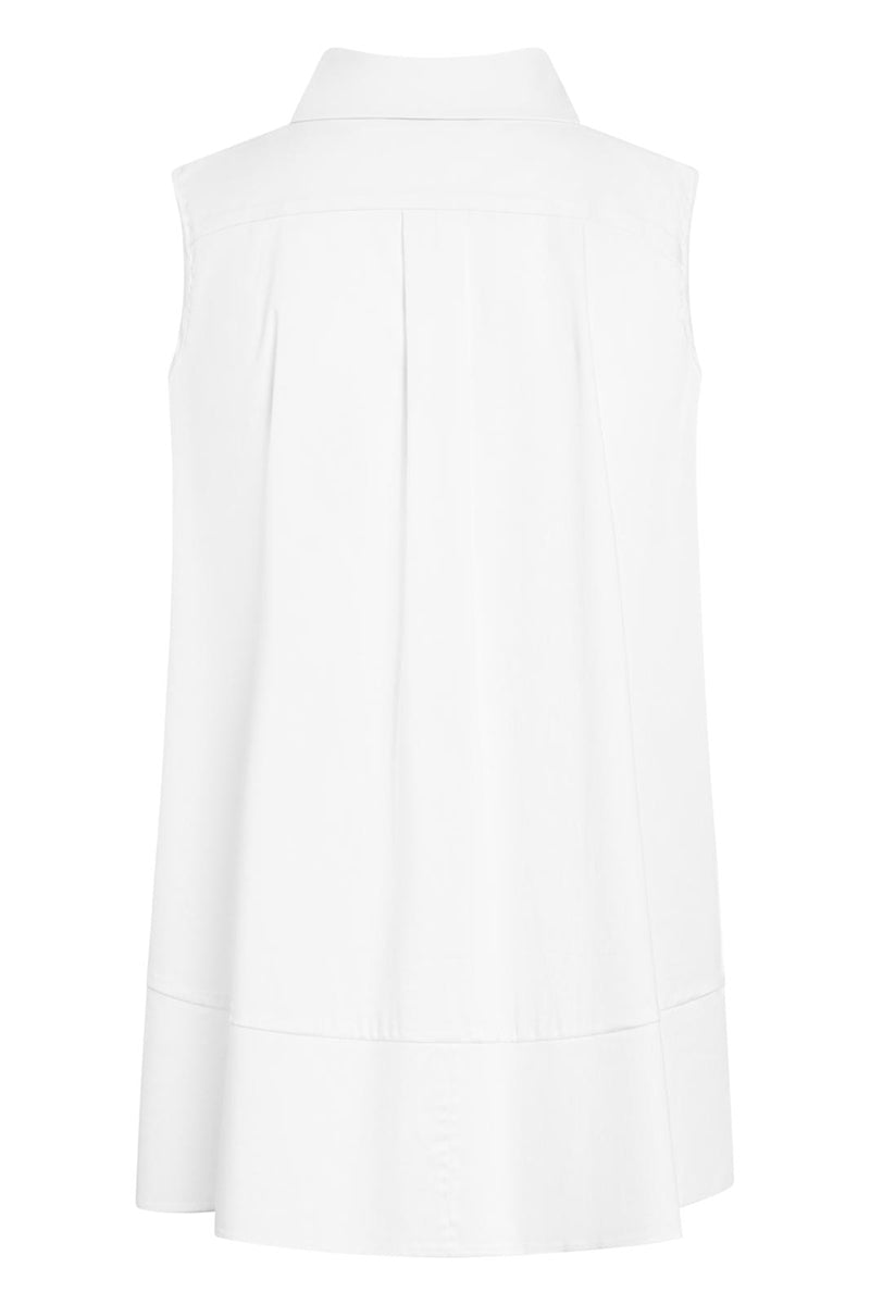 Blouse A-shape, sleeveless