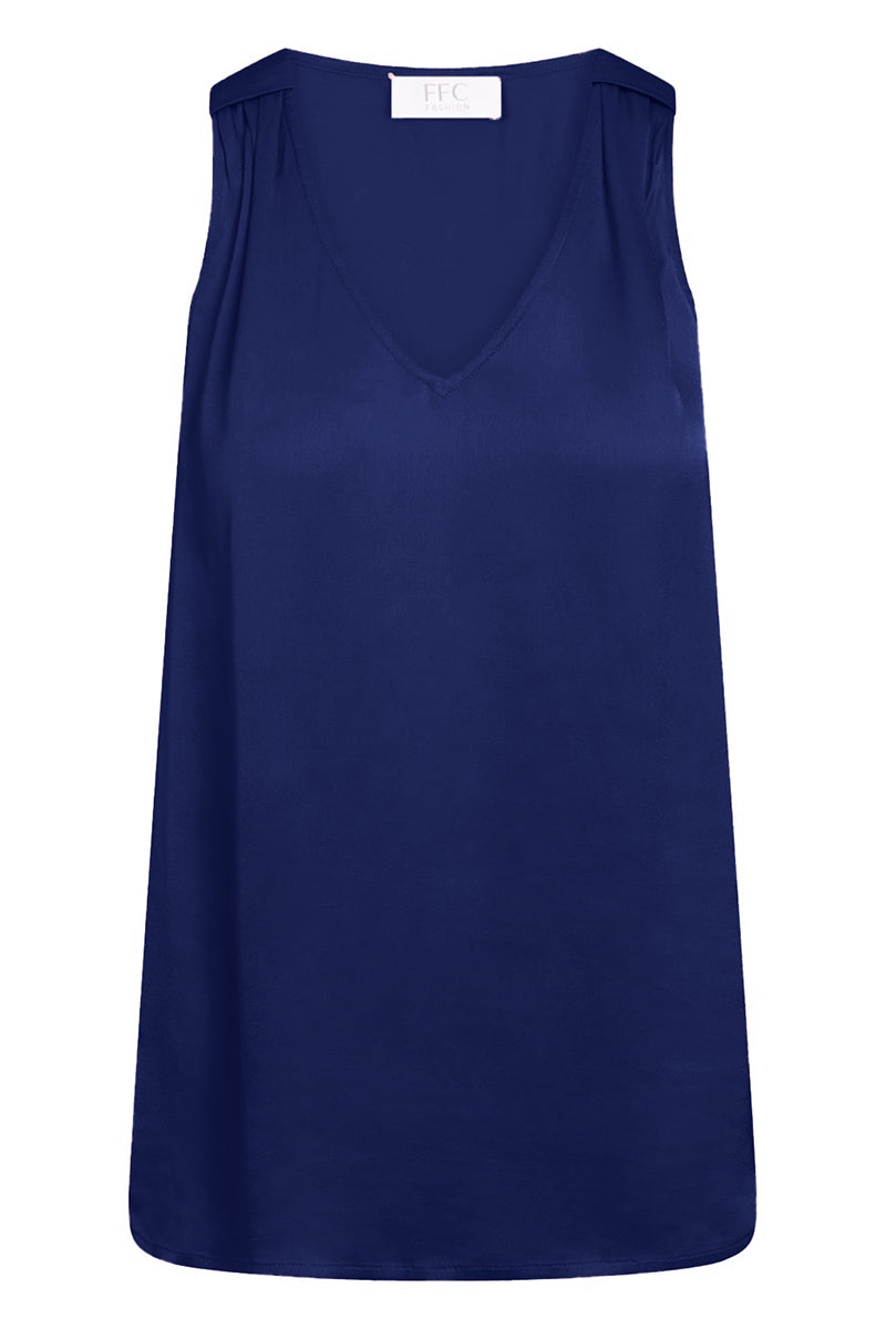 Top V-neck silk look