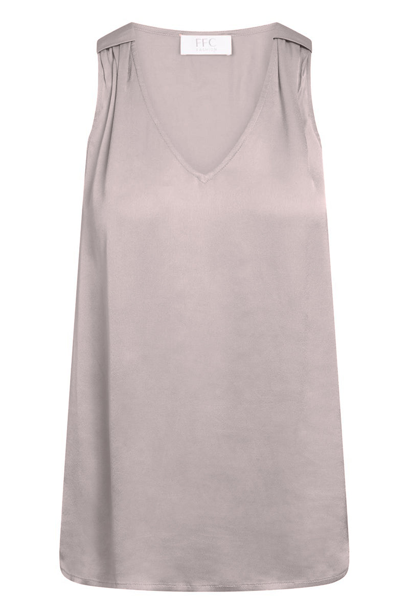 Top V-neck silk look