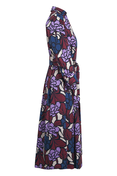 Long dress with blossom print