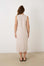 Linen dress without sleeves