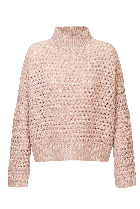 Stand-up collar sweater