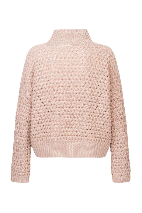 Stand-up collar sweater