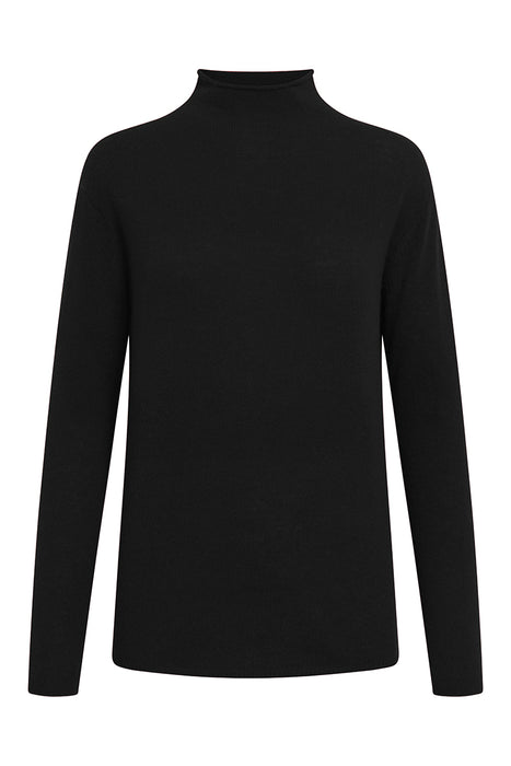 Stand-up collar sweater