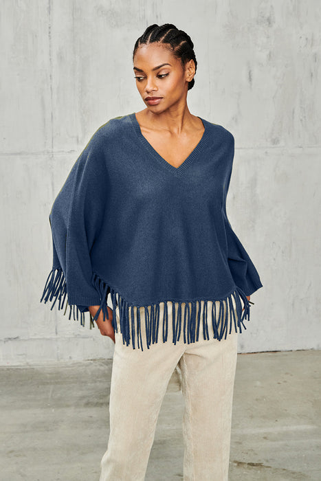 V-Neck Poncho