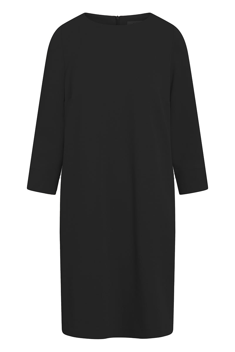 Dress with box pleat