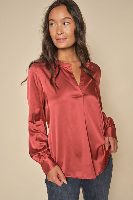 MMEnfa Satin Blouse