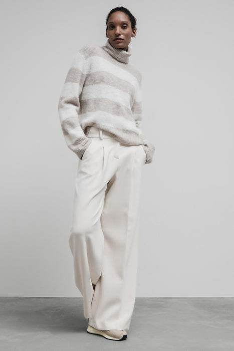 MMAidy Thora Stripe Rollneck Knit