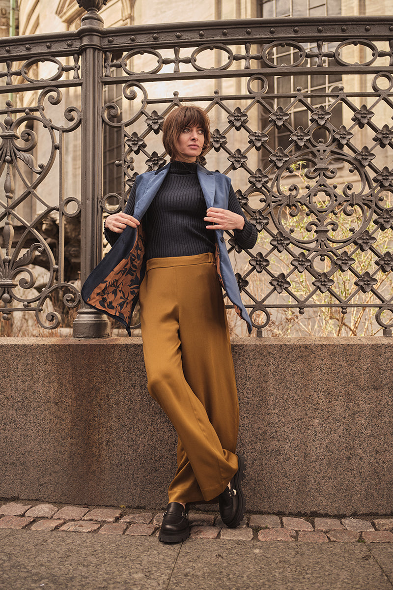 MMRelena Rib Lux Rollneck Knit