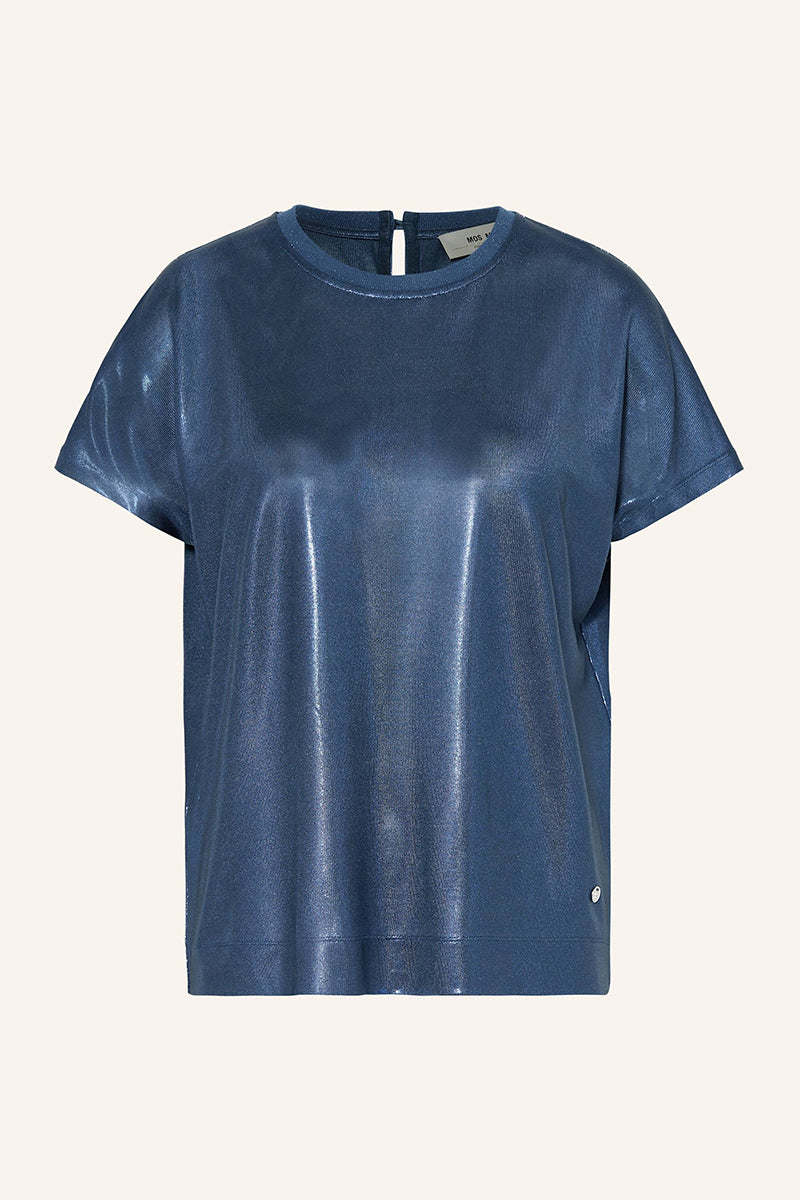 MMNivola O-neck Metallic Tee
