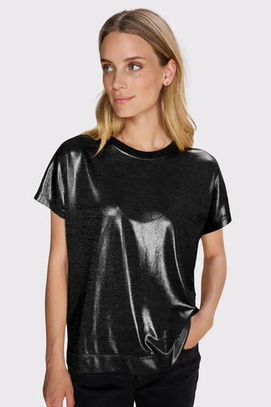 MMNivola O-neck Metallic Tee