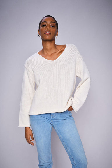 MMBine LS V-neck Knit