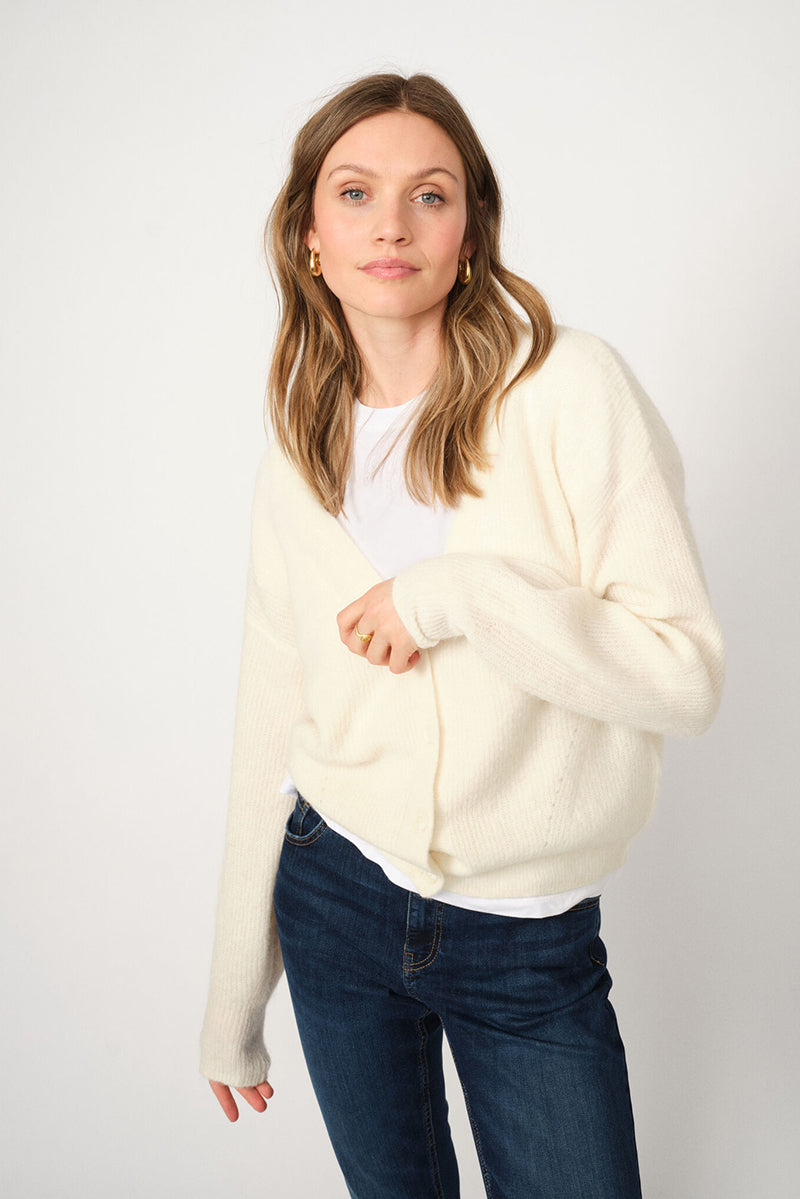 MMThora V-Neck Knit Cardigan