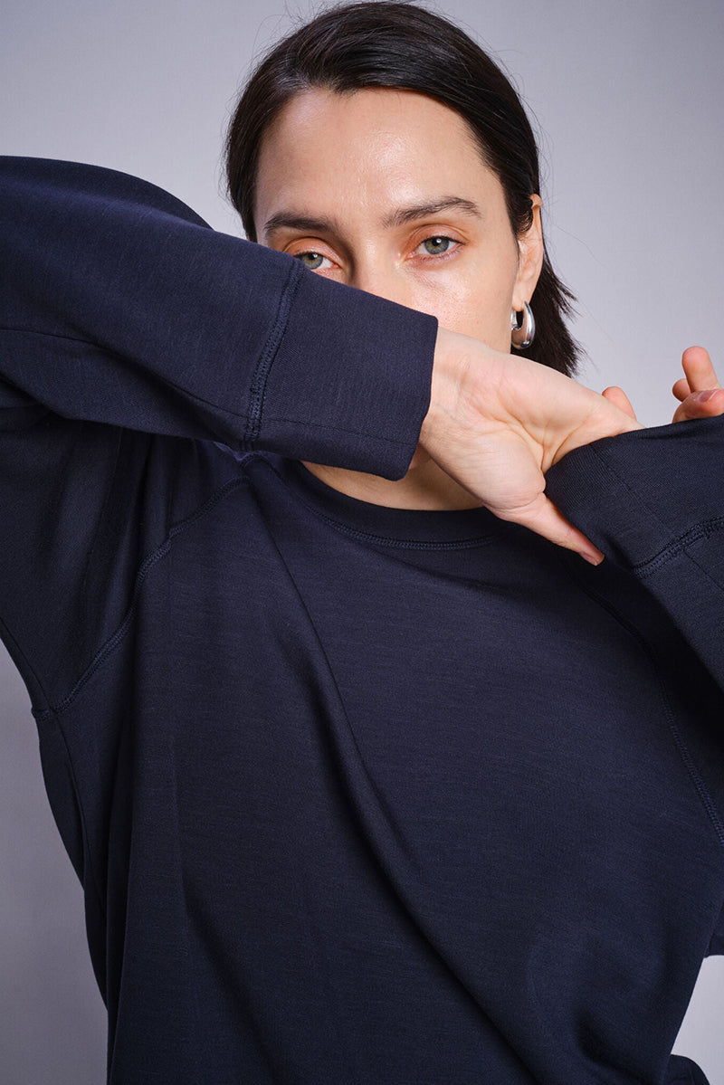 MMAbello O-LS Basic Sweatshirt