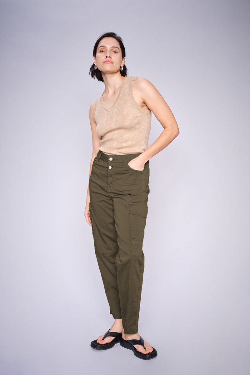 MMRelena Tani Rib V-neck Tank Top