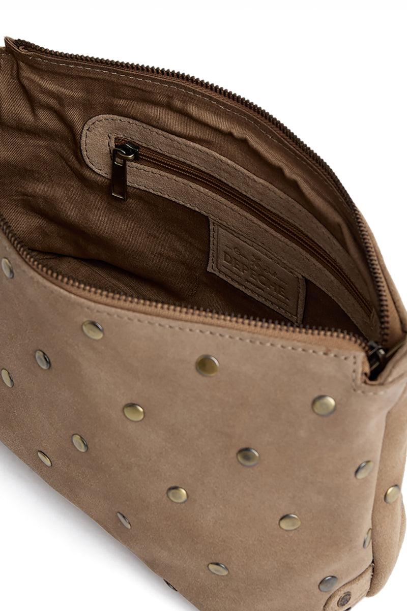 Amsterdam small suede handbag