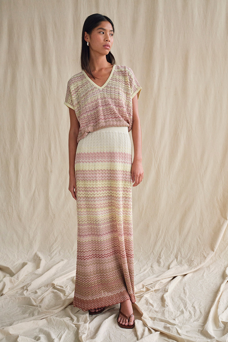 MMHopi Zig Zag Knit Skirt