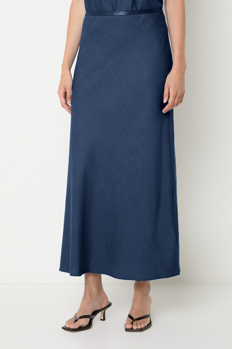 MMBias Denim Long Skirt