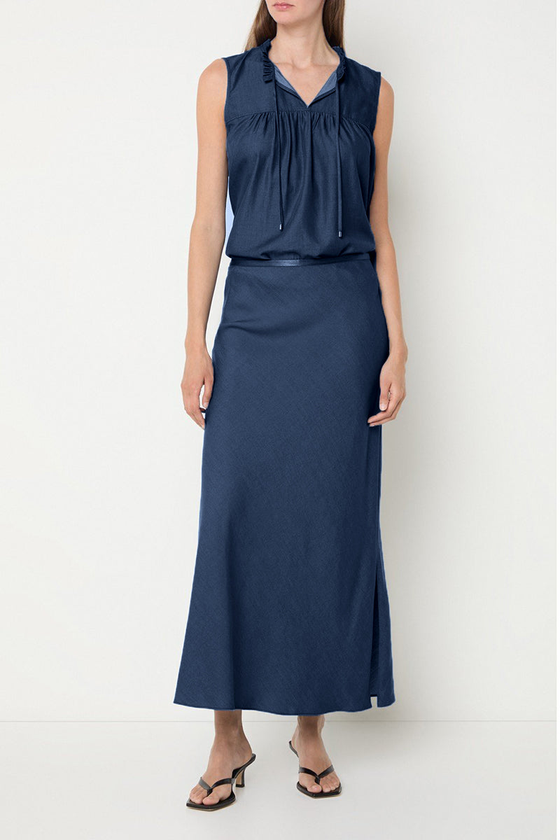 MMBias Denim Long Skirt