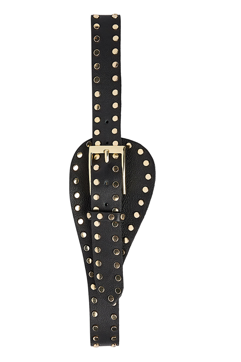 Studded waist belt