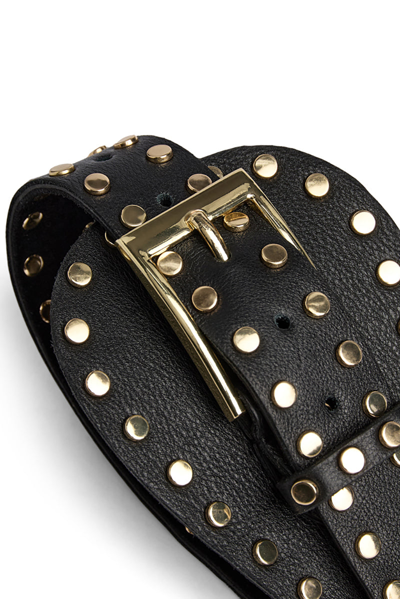 Studded waist belt