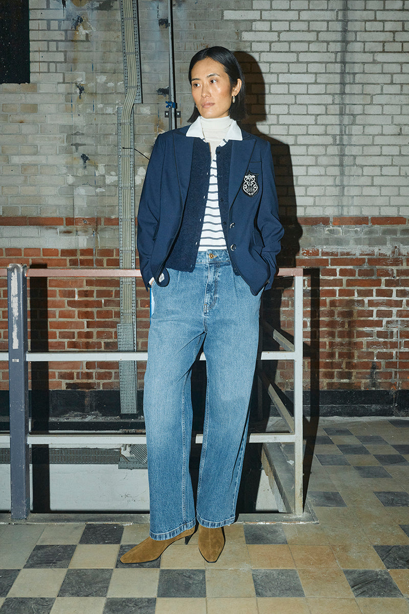 MMMilena SS Stripe Polo Tee