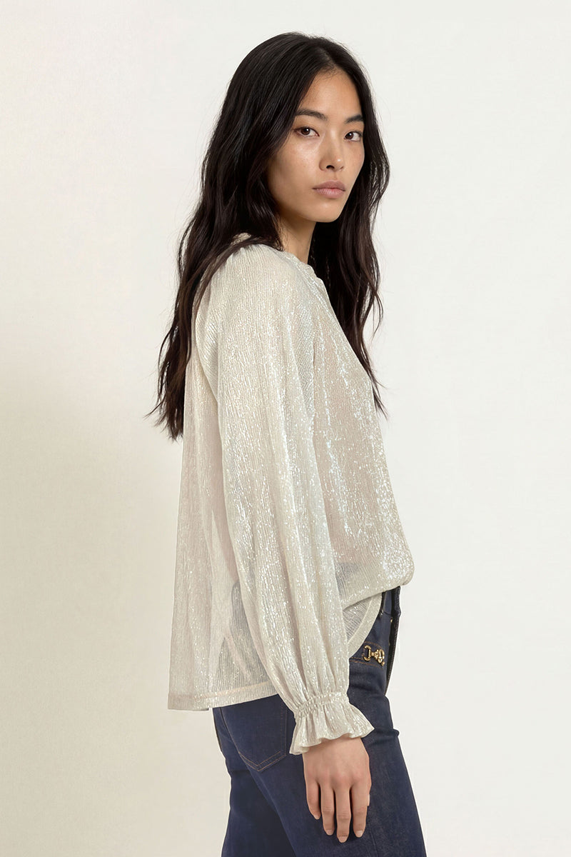MMXimena Glam V-neck Blouse