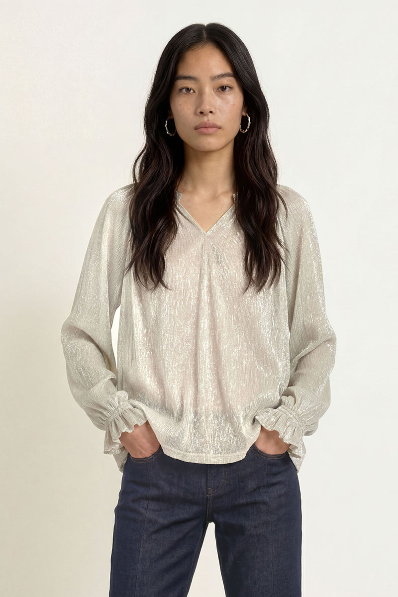 MMXimena Glam V-neck Blouse