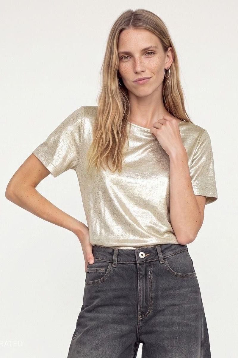 MMNiva O-SS Metallic Tee