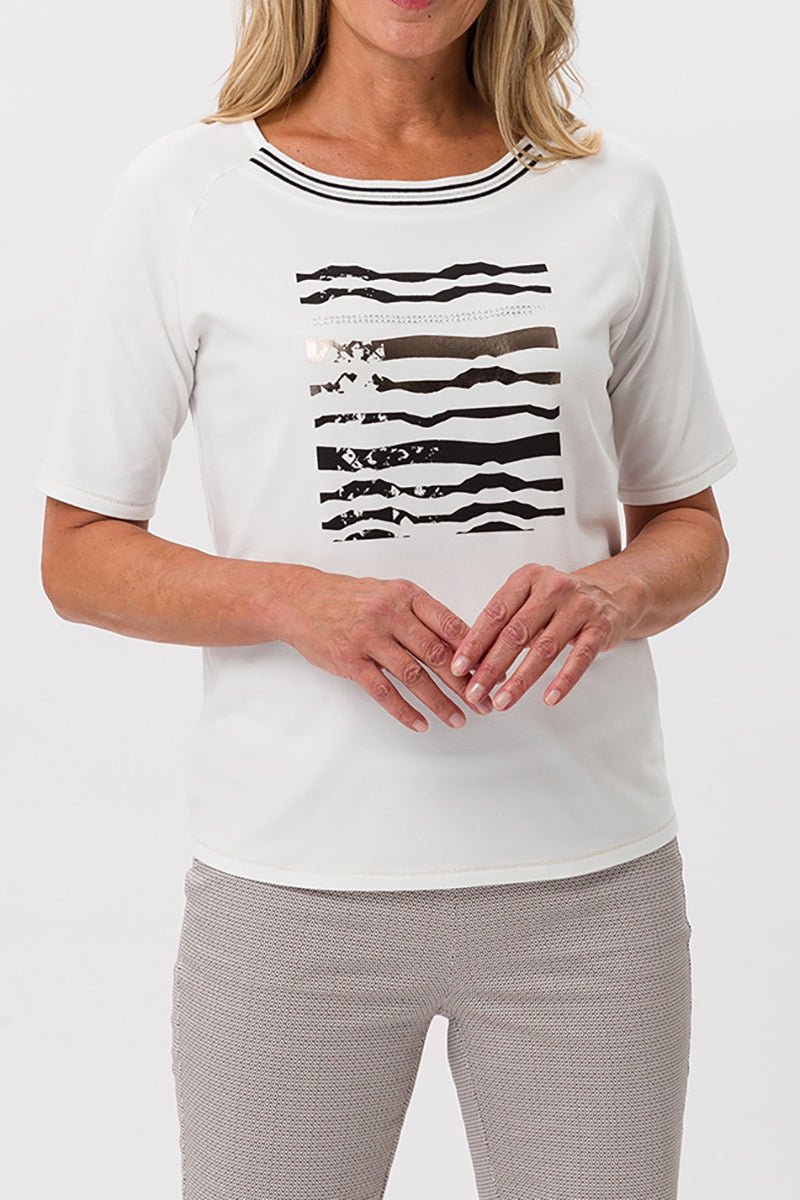 Shirt with print motif