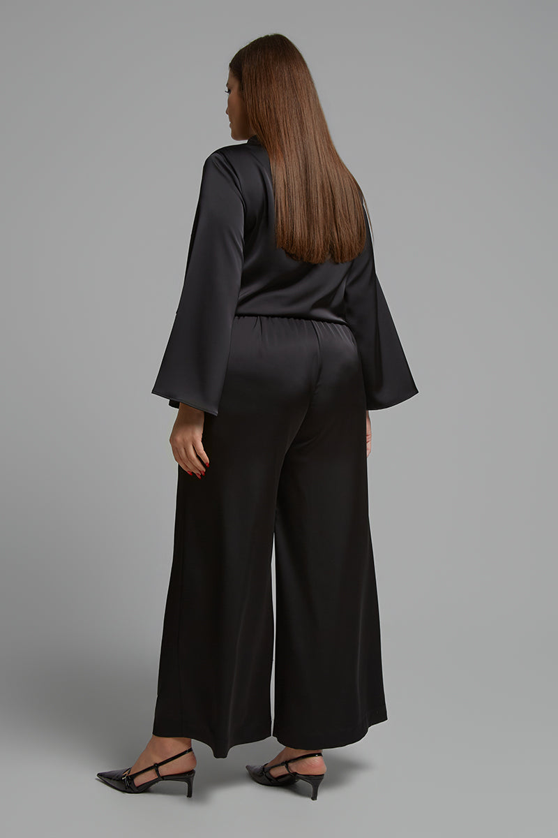 Satin trousers