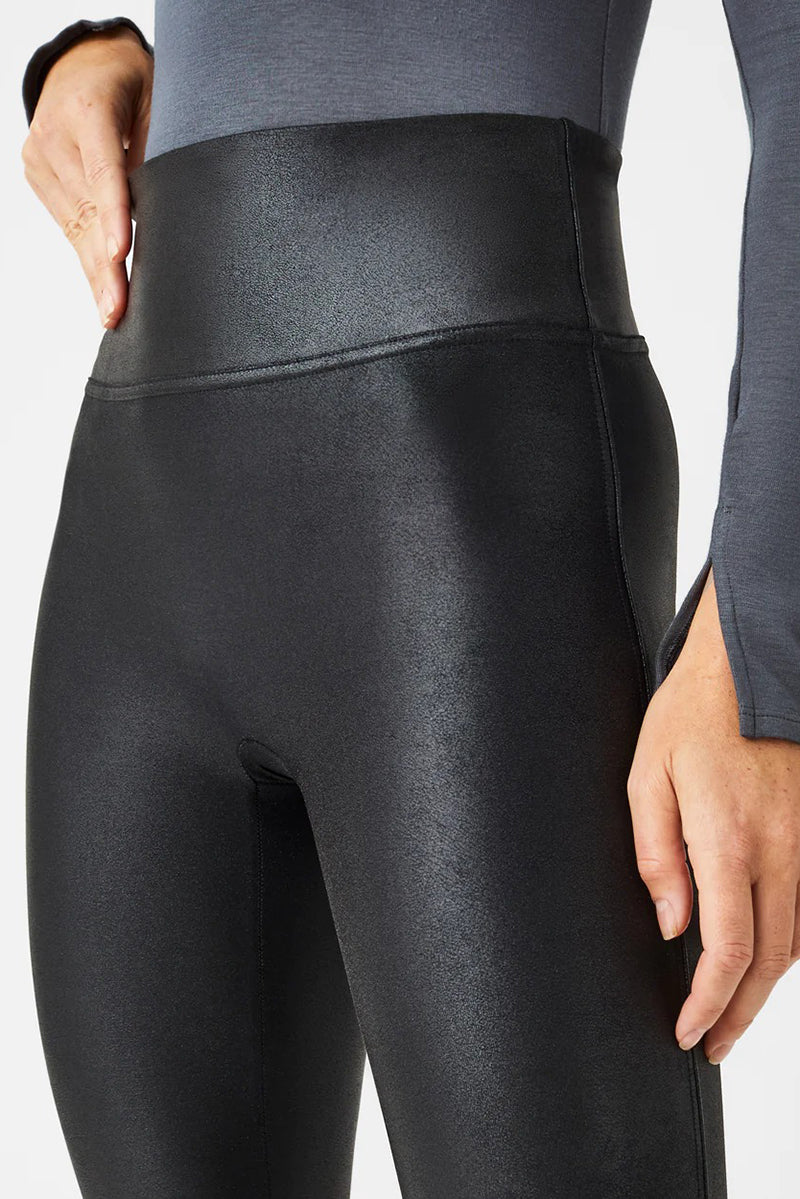 Faux leather leggings