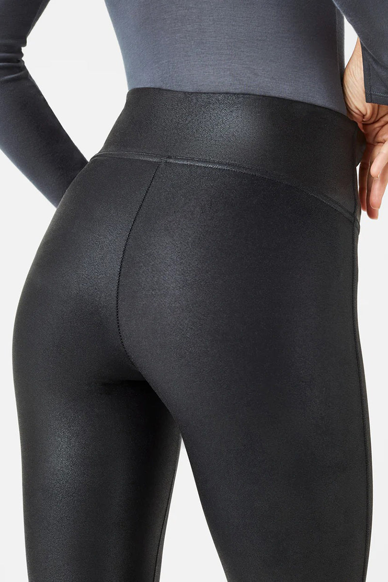 Faux leather leggings