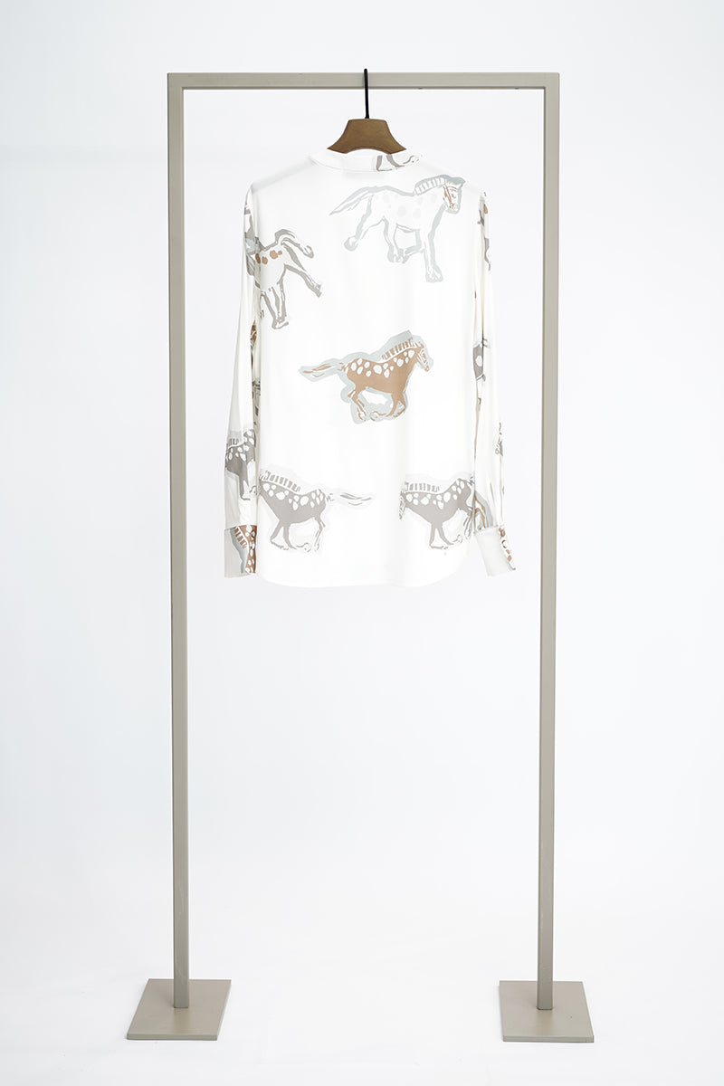 Tunic V-neck blouse - Gina S.