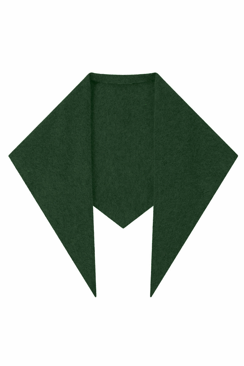 Herzens wool-cashmere triangular scarve