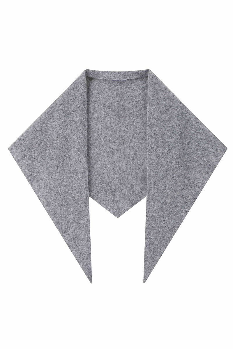 Herzens wool-cashmere triangular scarve