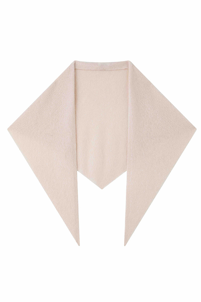 Herzens wool-cashmere triangular scarve