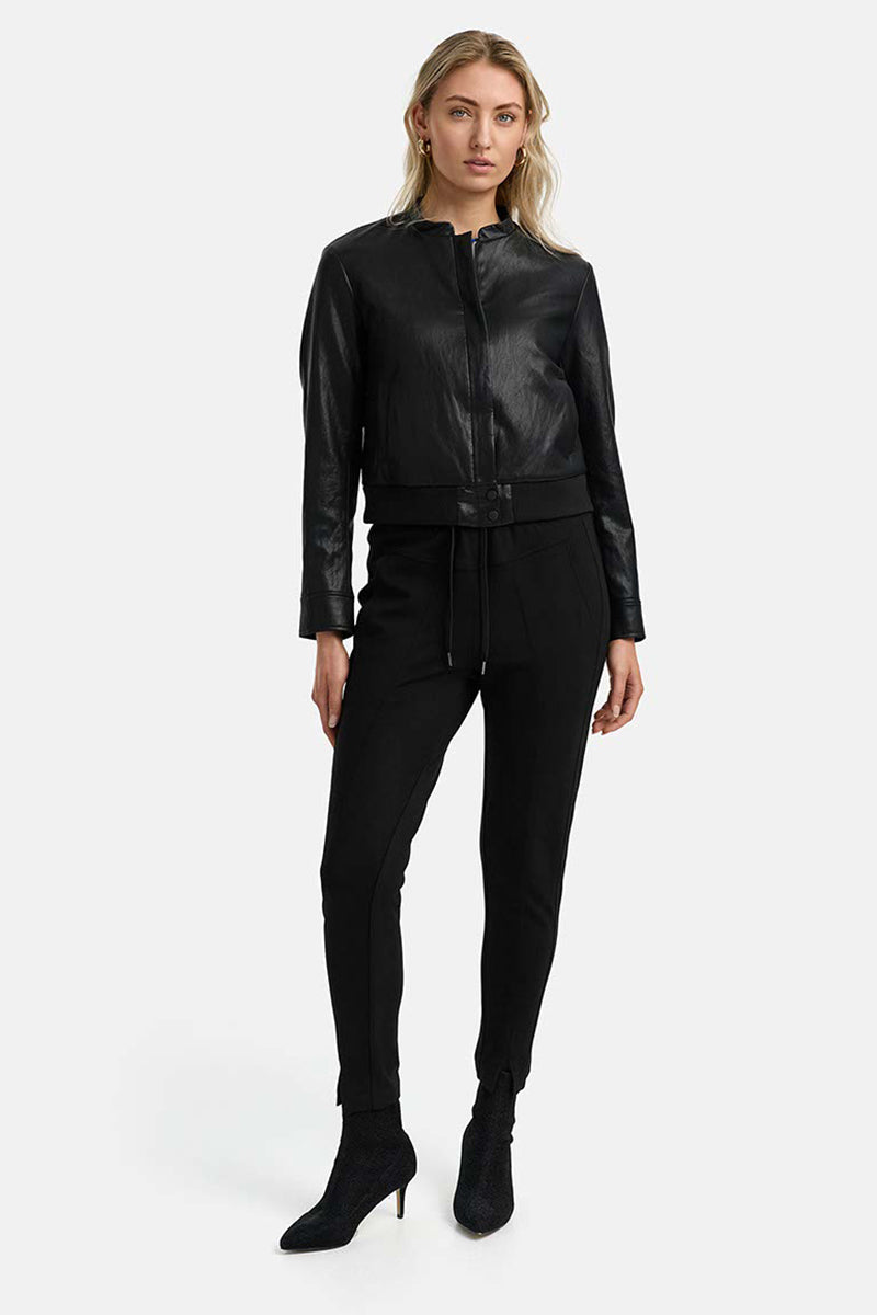 Pilot jacket in vegan leather