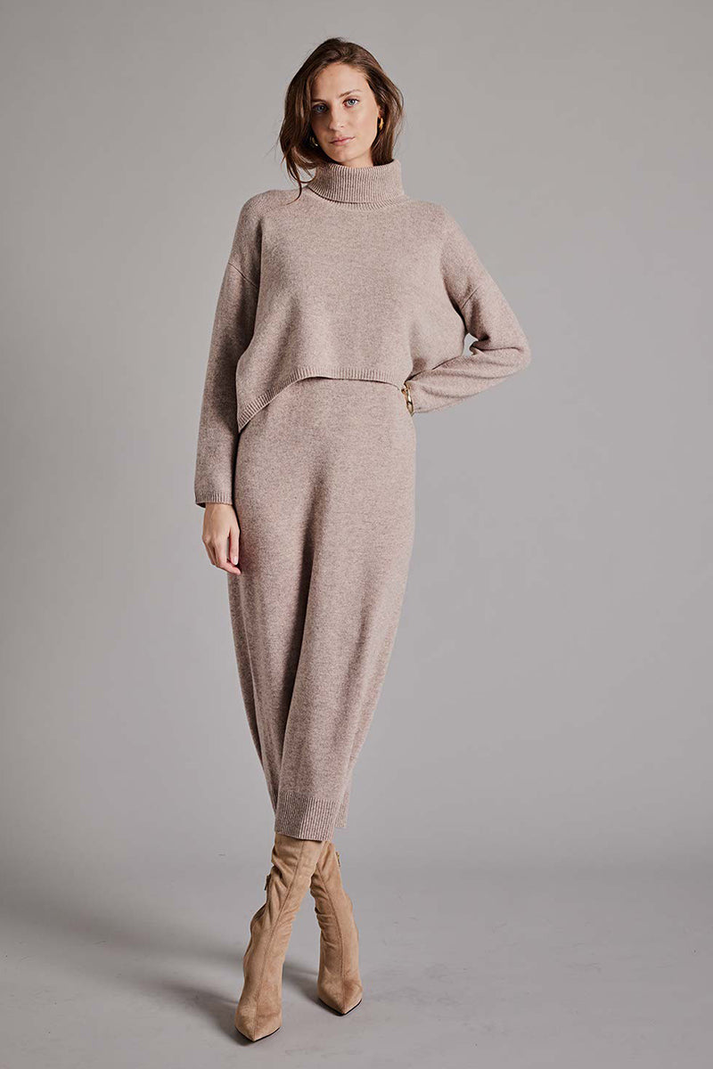 Merino knitted dress