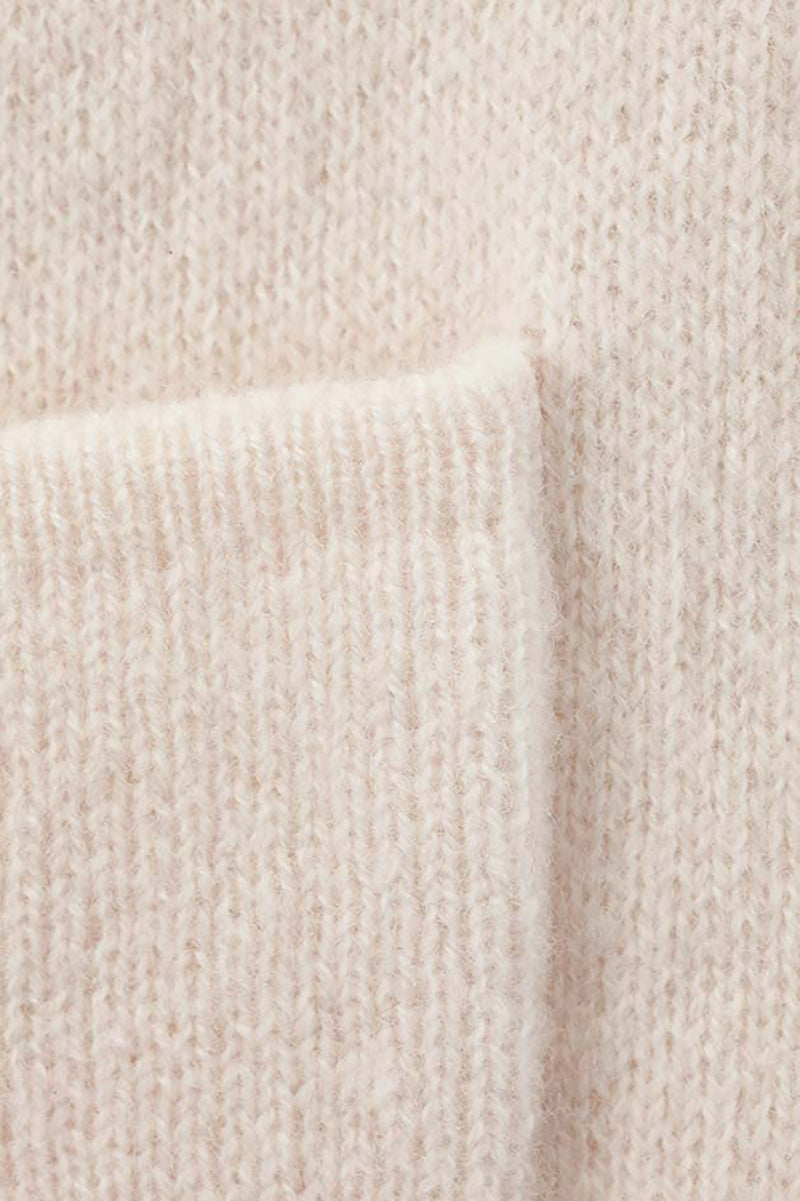 Knitted coat in merino wool