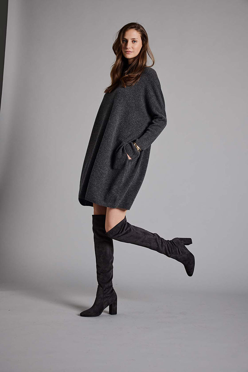 Merino knitted dress