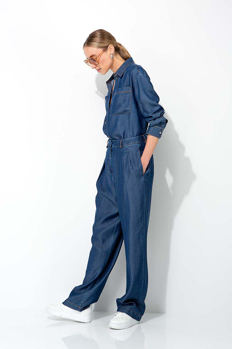 Pants in lyocell denim