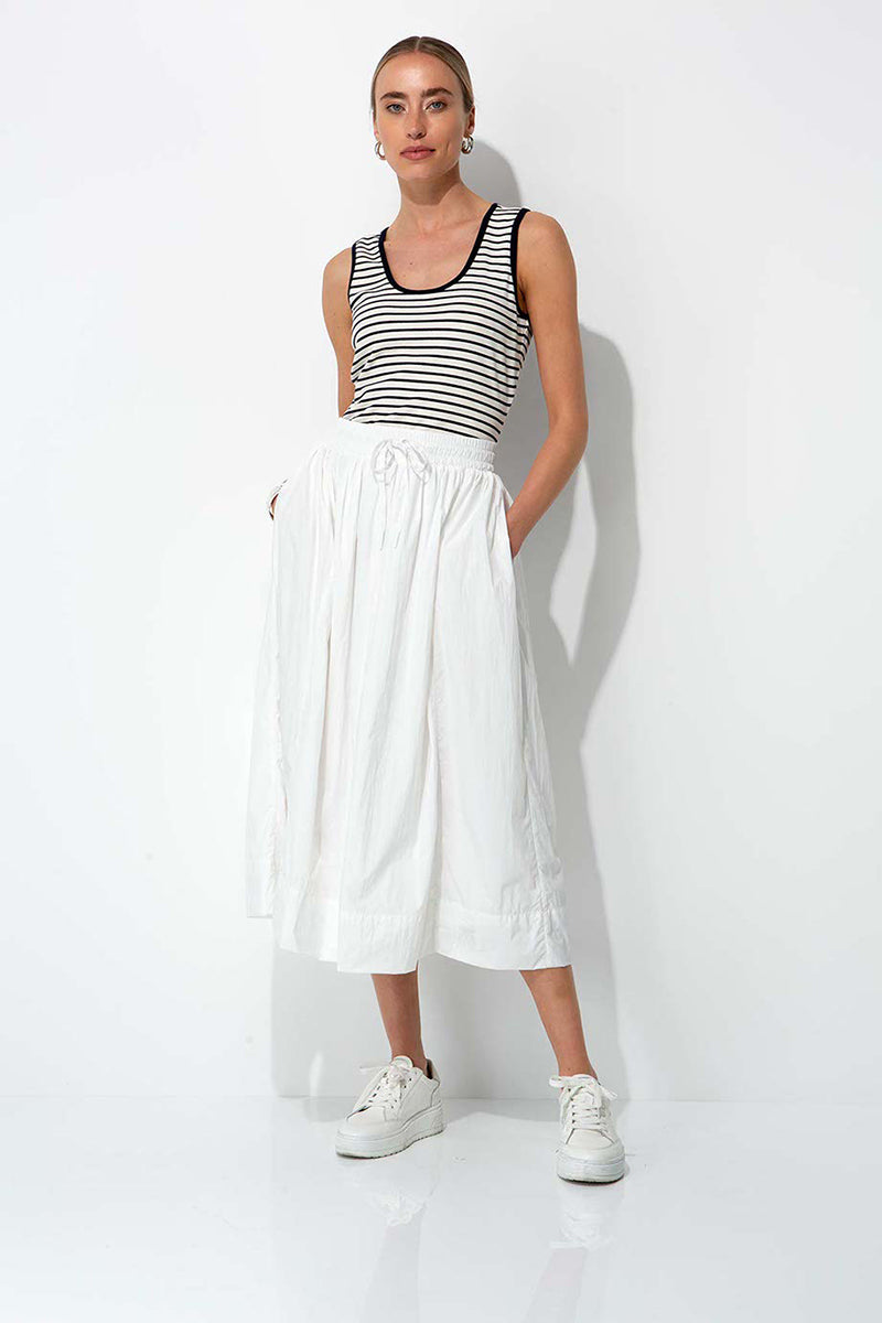 Skirt in nylon taffeta