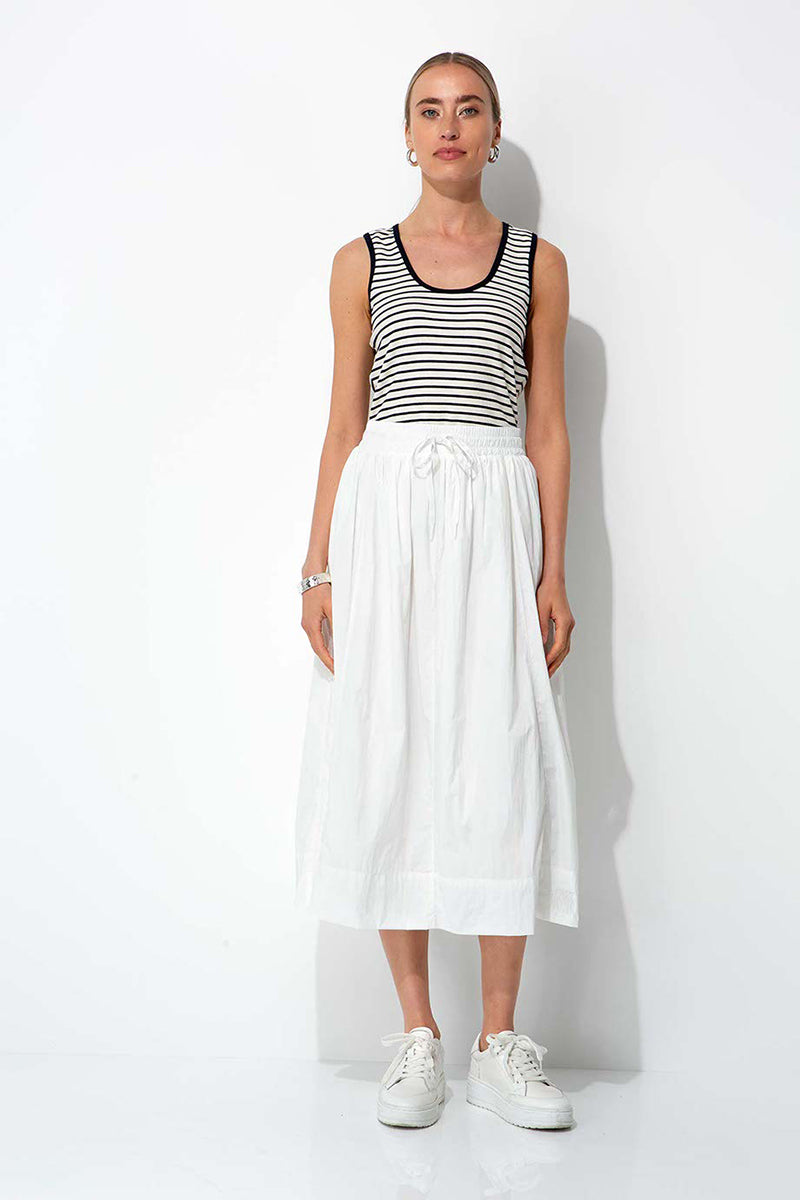 Skirt in nylon taffeta