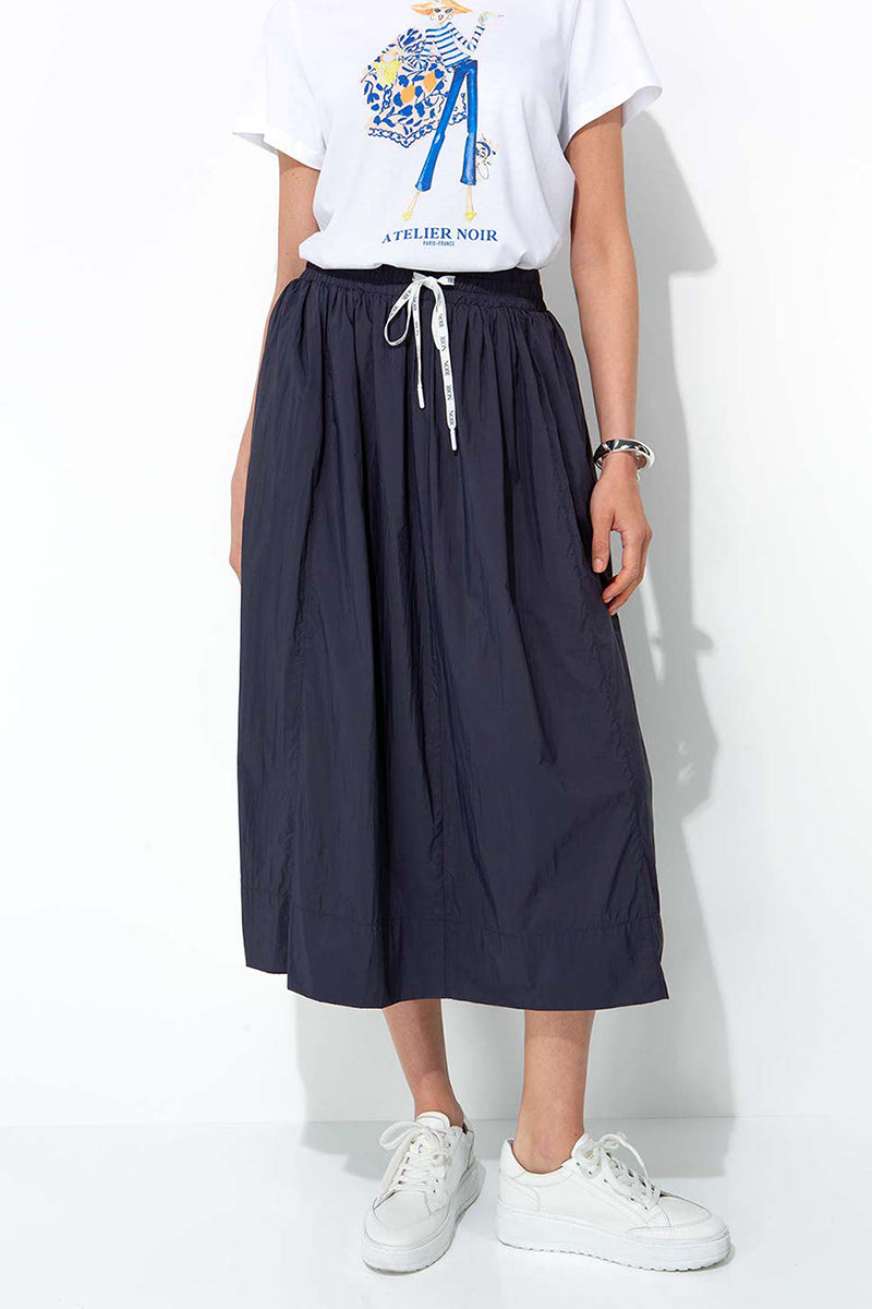 Skirt in nylon taffeta