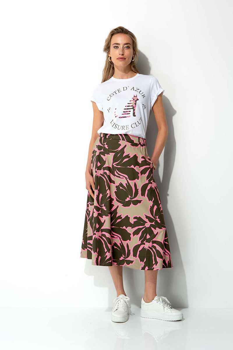 T-shirt with placement print